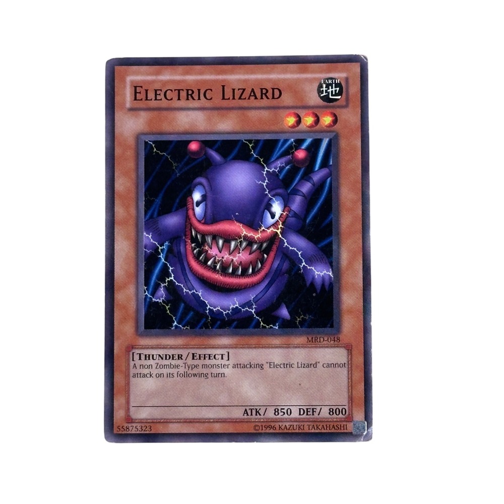Yu-Gi-Oh! Trading Card Brown Electric Lizard MRD-048 Metal Raiders 1st
